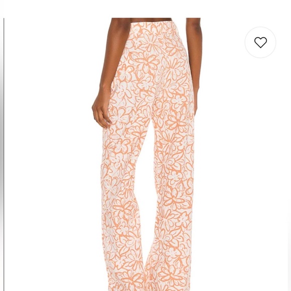 Free People Wide Leg Floral Pant - Picture 3 of 12